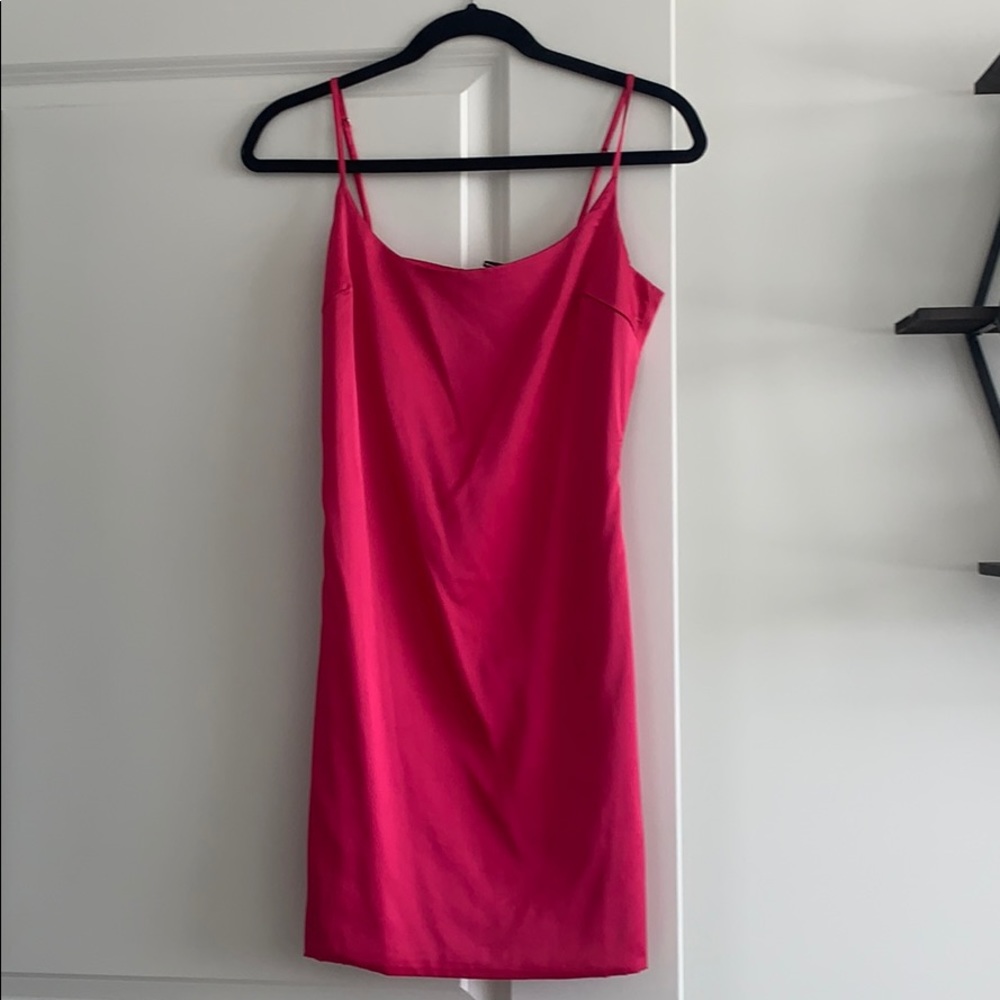 Pink Satin dress